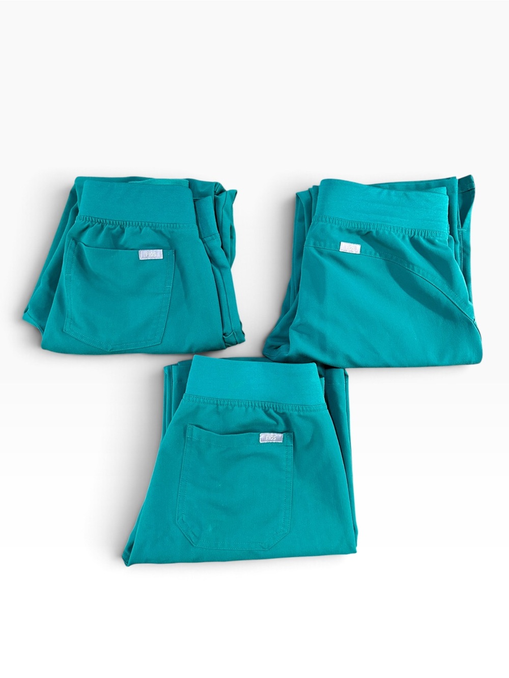 FIGS Teal Scrub Pants - LOT of 3 Women’s Technical Collection, Size XS